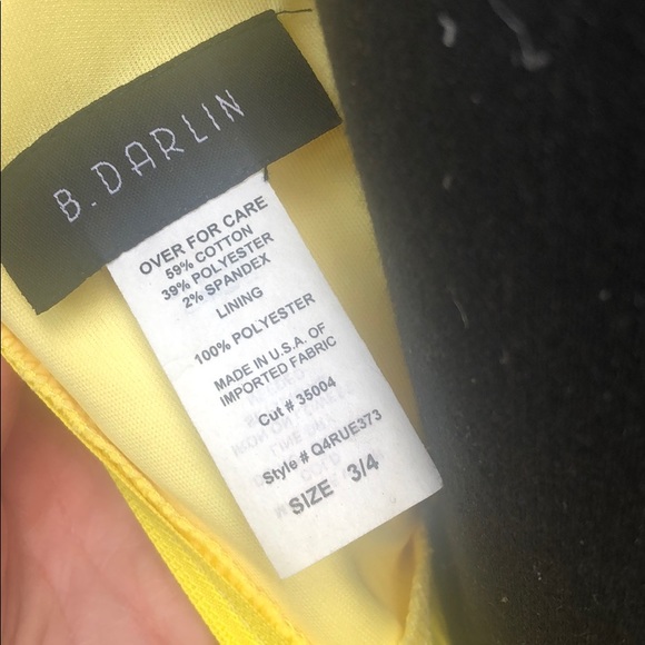 B. Darlin Yellow Springtime Dress - Picture 6 of 12